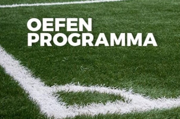 Oefen programma 26 Oktober