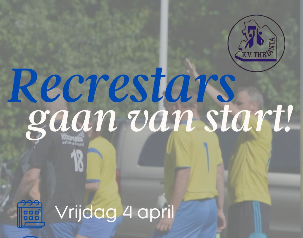 Recrestars gaan as vrijdag van start