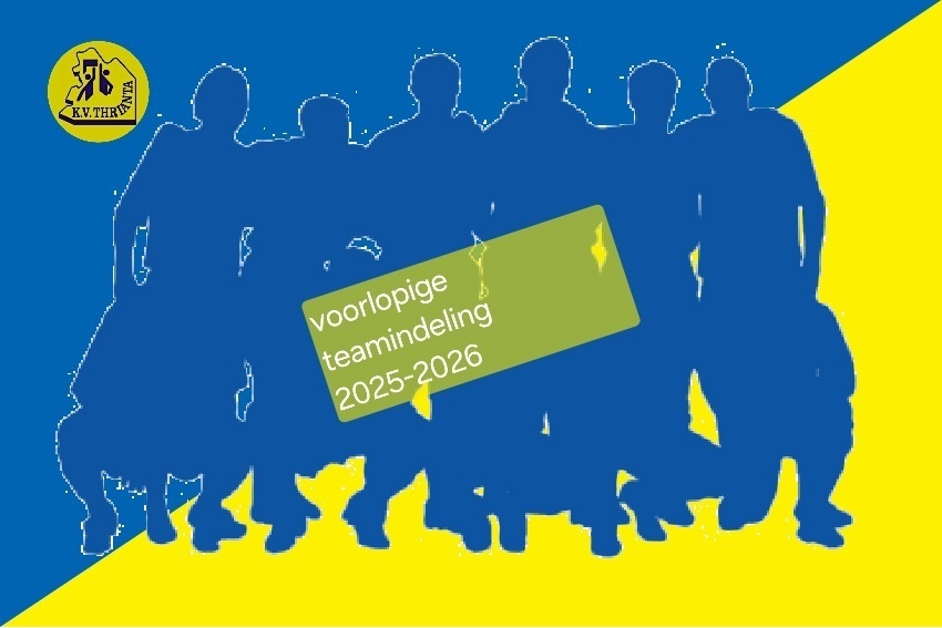 VoorlopigeTeam indeling 2025/2026
