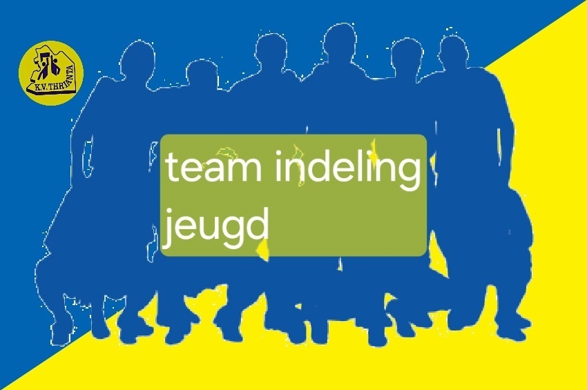 Definitieve teamindeling van de jeugd